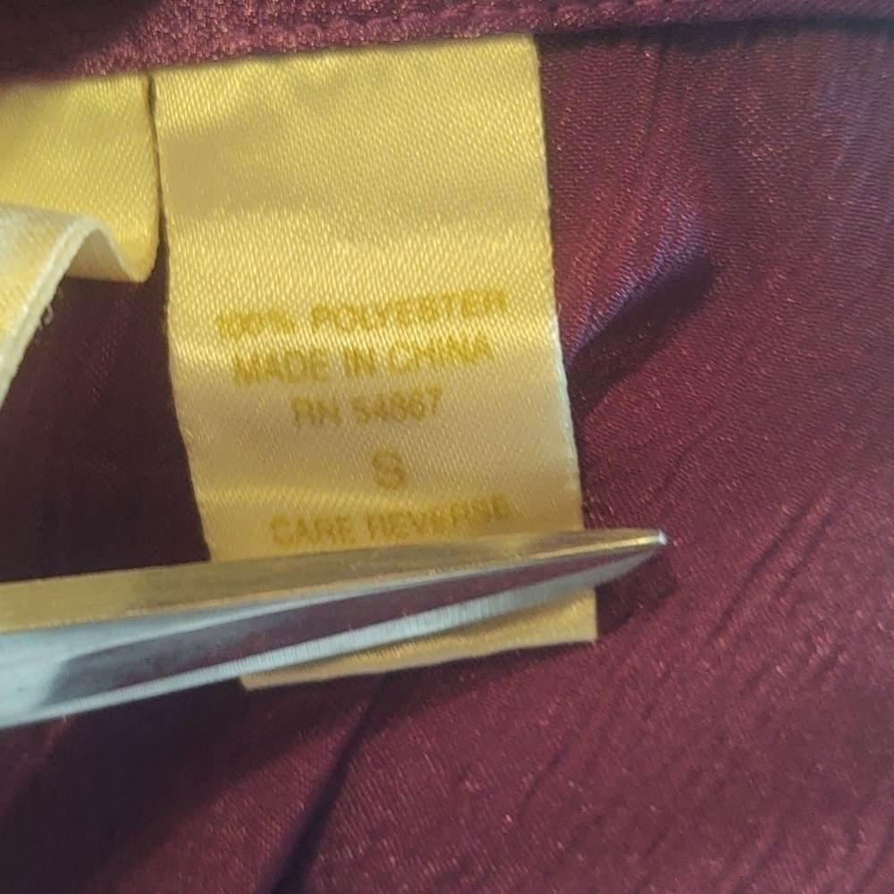 Vintage Victoria's Secret Gold Crown Label Purple Pajama Set Sz S - Picture 8 of 13